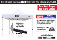 Party Tent 10x10 10x15 10x20 Heavy Duty Folding  Popup Canopy