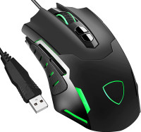 Vestynska Gaming Mouse Wired, Programmable 7 Buttons Gaming Mice