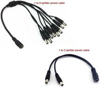 Brand new Power Adapter 1 to 2, 1 to 8 Splitter power cable