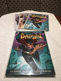 ADAM HUGHES Batgirl SET - 4 SIGNED Comics plus Hardcover Book