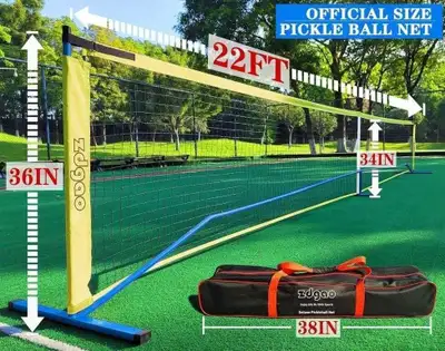 Portable Pickleball Net with Free Stand Frame Carrying Bag, View more