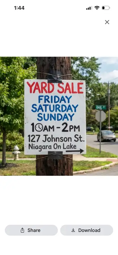 NOTL Yard Sale, View more
