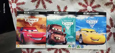 Disney Pixar Cars Trilogy 4k Ultra HD Blu-ray, View more
