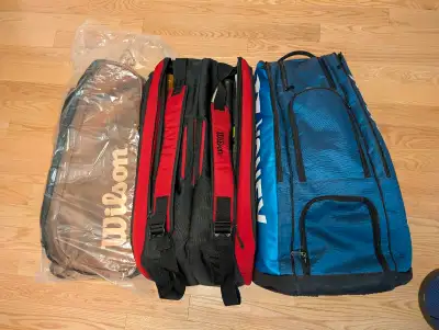 Tennis racquet bags, View more