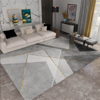 Modern Geometric Design Mat for Living Room