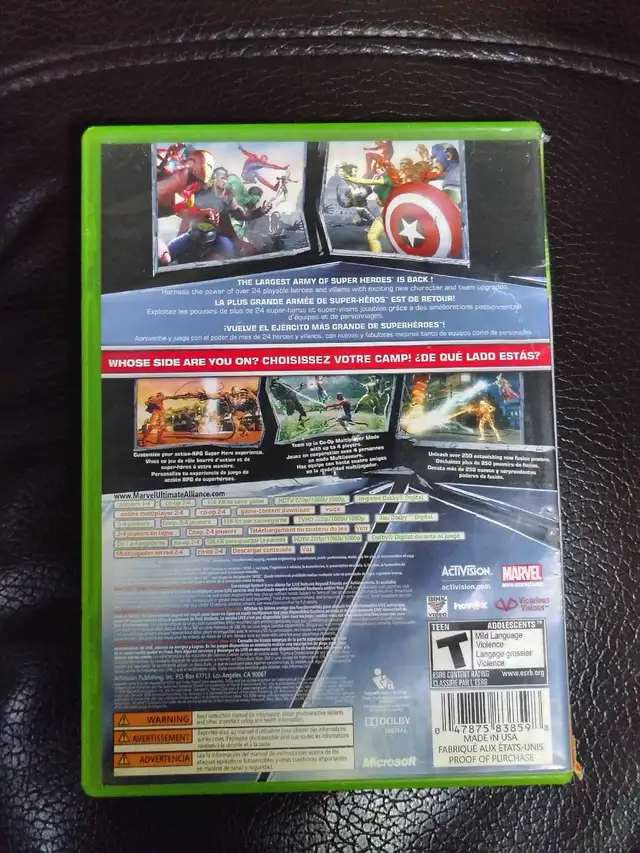 Marvel: Ultimate Alliance 2 Xbox 360 in XBOX 360 in City of Toronto - Image 3