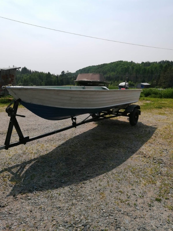 14 ft Aluminum boat, trailer and motor package Powerboats & Motorboats Sudbury Kijiji