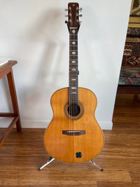 Handmade acoustic guitar for bigger hands
