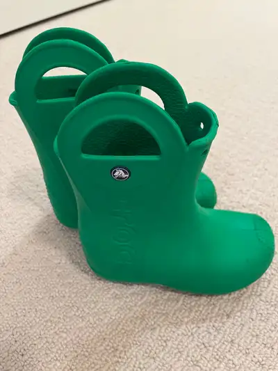 Child Crocs rubber boots size 12, View more