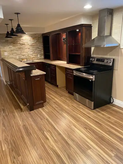 Open concept Studio basement apartment for rent in Cambridge