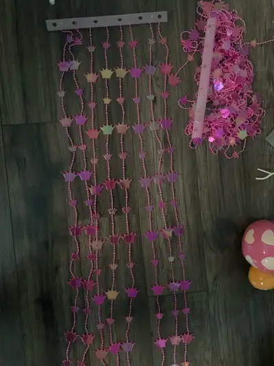 pink crown door streamers , View more