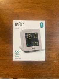 Braun Digital Travel Alarm Clock with Snooze, Compact Size