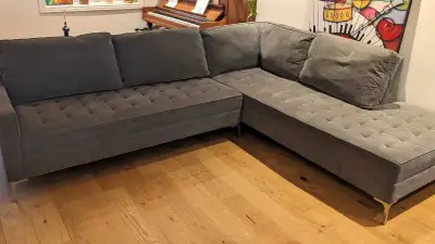 Gray Structube couch, View more