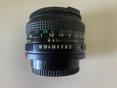 Canon FDn 50mm f1.8 FD 1984 L.A. Olympics Lens, View more