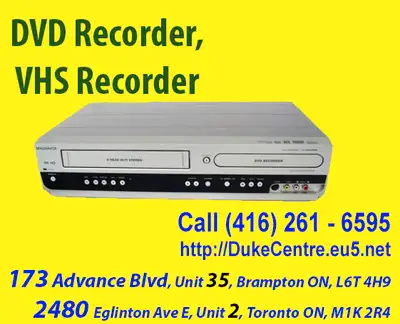 Magnavox, DVD, recorder, VCR, VHS, combo FIXED PRICE HS, DVD-R/RW, DVD+R/RW, CD-RW - DVD Video Playb...