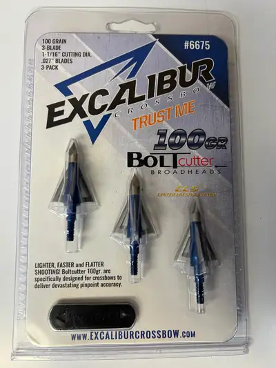 Excalibur Crossbow Broadheads - 100gr #6675, View more