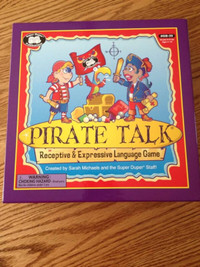 Pirate Talk Receptive & Expressive Language Game & WH Guestion