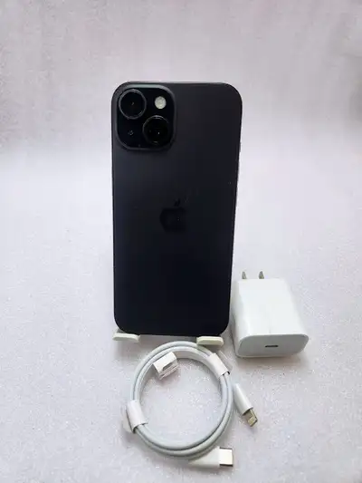 iPhone 15 128gb Black 89% 3 Months Warranty W/Charger, View more