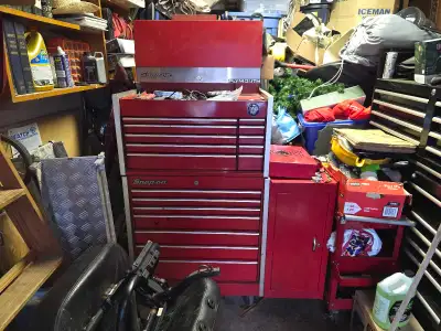 Snap on Tool box with Side Locker and Prybar holder for sale, View more