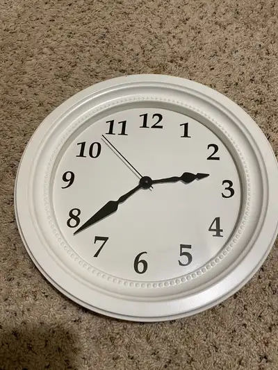 Ikea SÖNDRUM Wall clock, low-voltage/white, , View more