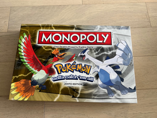 Pokémon monopoly board game trading game in Toys & Games in Vancouver