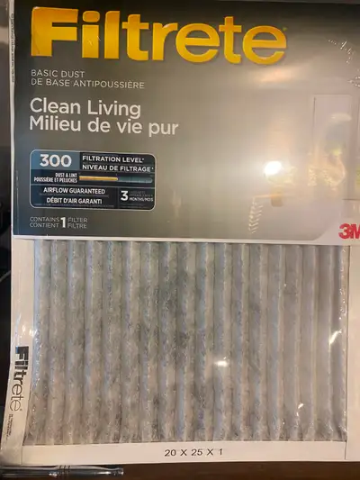 6 new furnace filter. 20x25 x1 in. $40 for all please call or text. 9057198623
