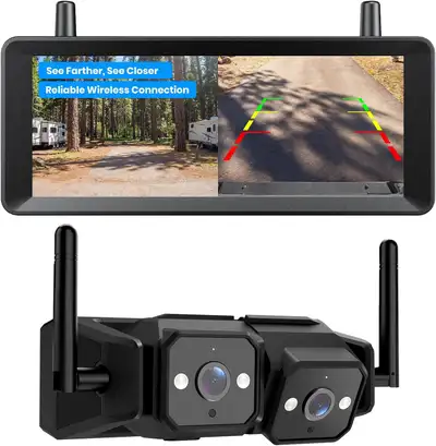 AUTO-VOX RV Backup Camera Wireless for Trucks and RV New in Box, View more