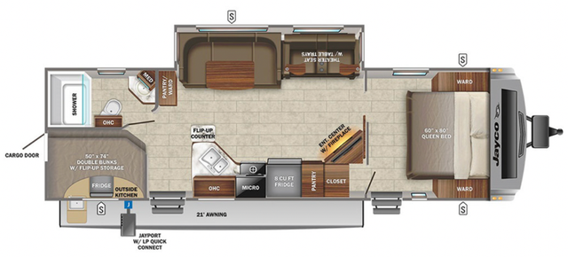 Reluctantly Selling: Jayco WhiteHawk 29BH w/ Slide, Fireplace... in Travel Trailers & Campers in Revelstoke - Image 3