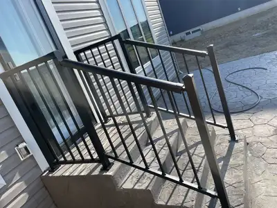 selling bountiful welded Aluminium Railings also we do Vinyl Decking membrane .Contact us by replyin...