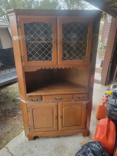 Solid Wood Corner Cabinet, View more