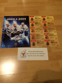 2003-2004 McDonald's Toronto Maple Leaf's Official Calendar