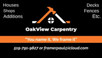 OakView Carpentry
