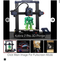 3D printer kobra2 pro 