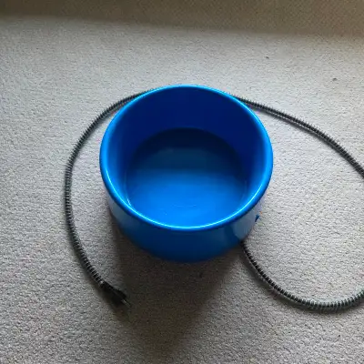 Heated pet water dish, View more