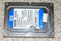 Western Digital 500GB 3.5" SATA computer hard drive WD5000AAKX