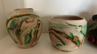 Attention Collectors! Nemadji Pottery x2 CANYON MEADOWS