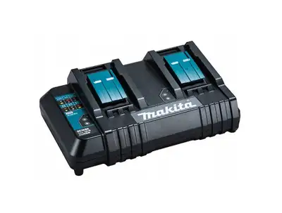 New! Makita 18V Dual Port Multi Battery Charger DC18SH, View more