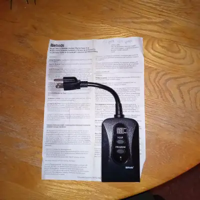 New never used Woods Outdoor 24 houe Digital Timer 3-C Model 50016 . Instructions are with it.