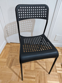 IKEA ADDE Chair Black (2 qty)