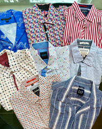 Small Men Dress Shirts RW&Co., Tristan, Banana Republic, H&M