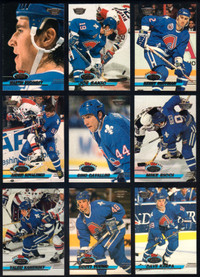 1993-94 STADIUM CLUB MEMBERS ONLY TEAM SET NORDIQUES DE QUEBEC