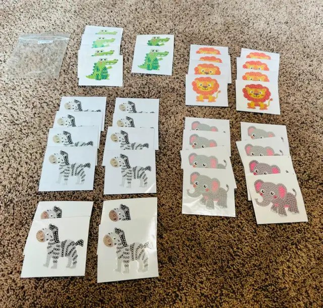 Jungle animals diamond painting kit628543958379551220