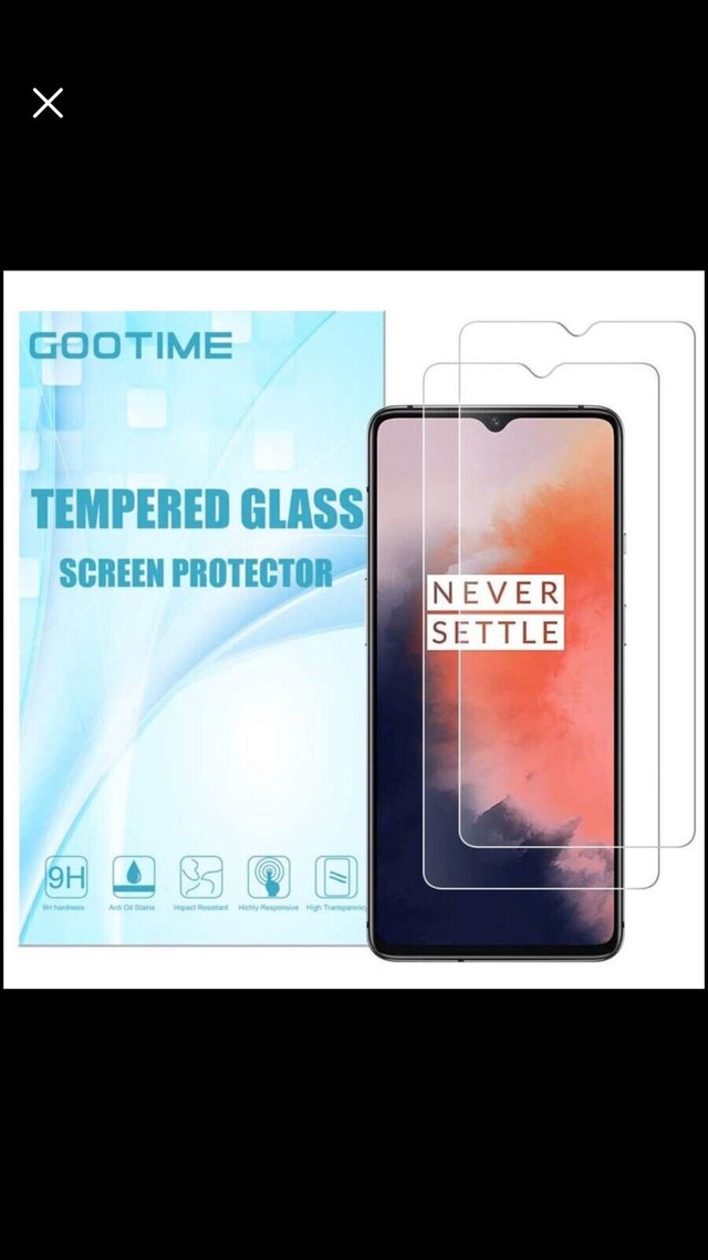 new  Screen Protector Compatible Oneplus 7t 2pack in Cell Phone Accessories in Markham / York Region