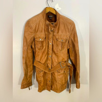 90s Danier tan leather jacket