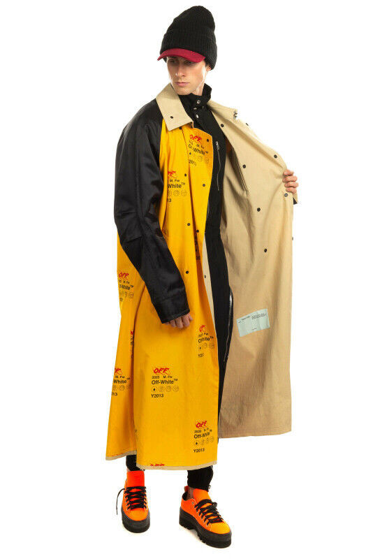 SAVE $3500 >> new OFF-WHITE Oversized Trench Coat made in ITALY in Men's in Mississauga / Peel Region