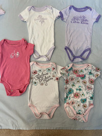 GOOD CONDITION 0-3 MONTHS CALVIN KLEIN BABY ONESIES