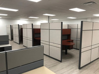 Cubicles/ Teknion TOS privet offices/ wall systems/privacy panel