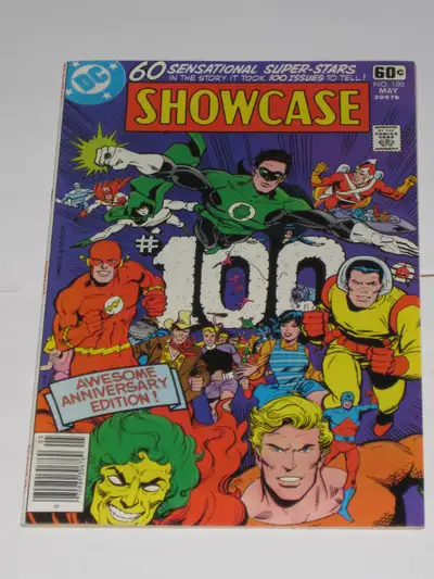 DC Comics Showcase#100 (1978) 52 pages! Flash! GL! comic book, View more