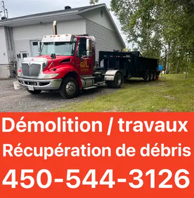 Démolition en tout genre - travaux convexes -démantèlement de système de chauffage au mazout -démant...