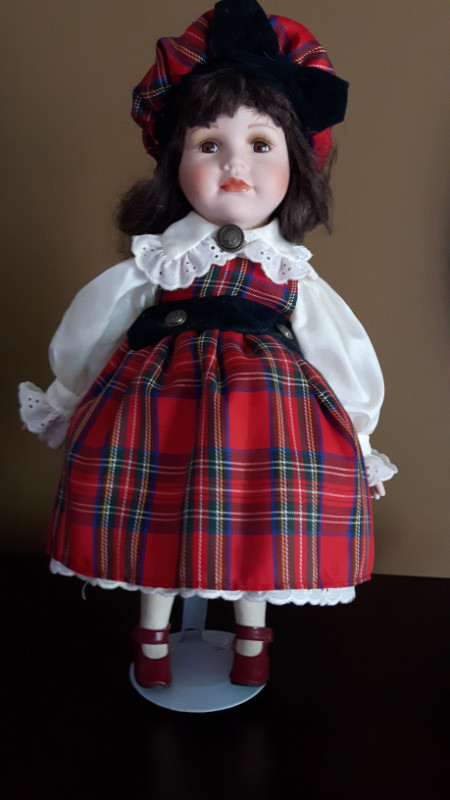 Wee Scottish Lassie, Porcelain Doll in Arts & Collectibles in Hamilton